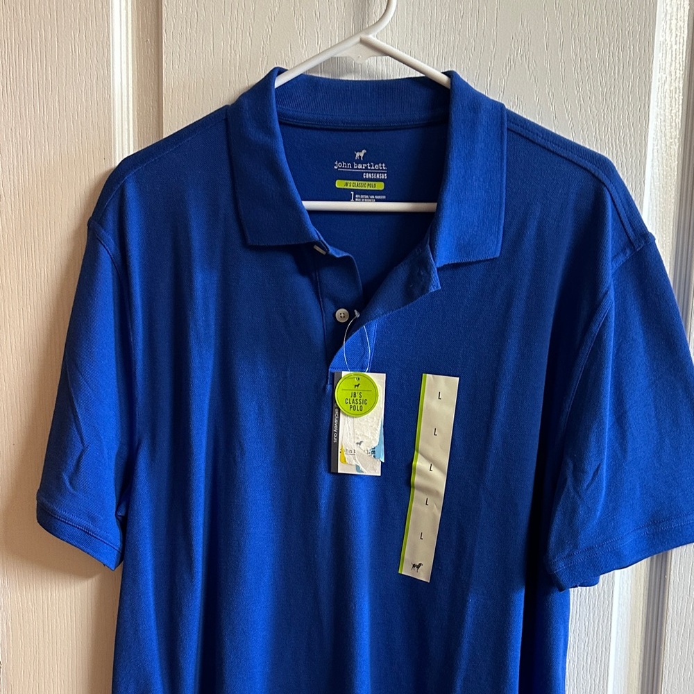 John Bartlett Rich Blue Polo Shirt